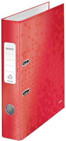 Leitz Lever Arch Ordner DIN A4 in Rot mit 2 Bügeln und einer Rückenbreite von 52 mm - Bild 1