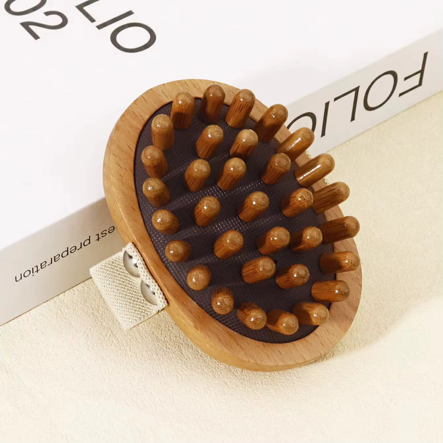 Meridian-Massagebürste aus Holz, Unisex, für Haare - Bild 2