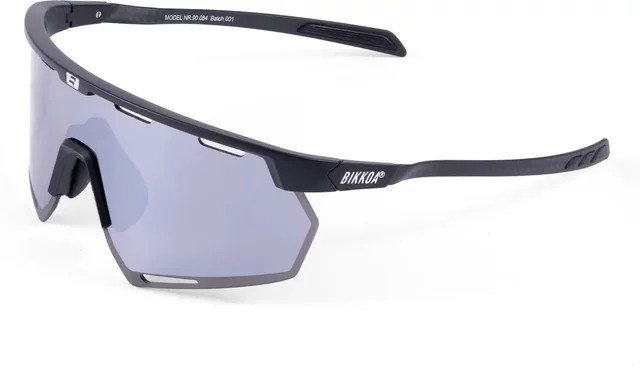 Bikkoa Stratox Sportbrille, Vollrand, Carbonfaser, Schwarz, Unisex - Bild 1