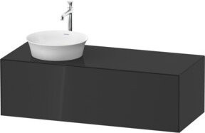 Duravit Waschtischunterschrank White Tulip in Weiß, B: 130 cm, T: 55 cm, H: 40,8 cm - Bild 1