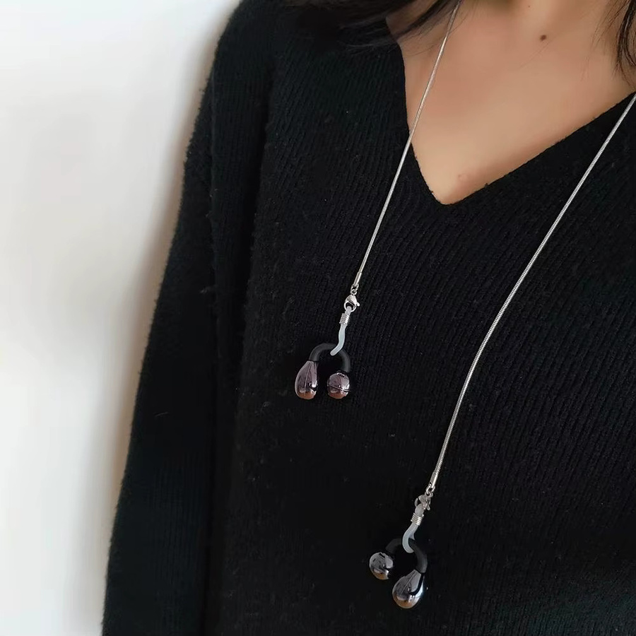 Anti-Verlust-Seil für Bluetooth-Kopfhörer als Lanyard und Dekorationshalter in Silber - Bild 3