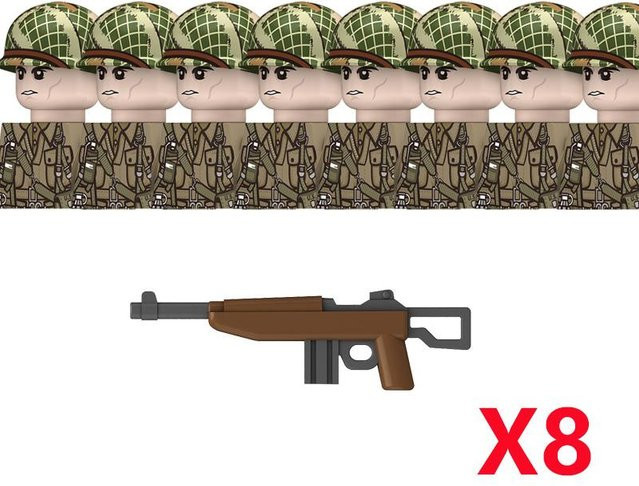 Yiran toy WK2 US 101. Luftlandedivision Militärische Soldaten Bausteine, Militär, ab 14 Jahren - Bild 1