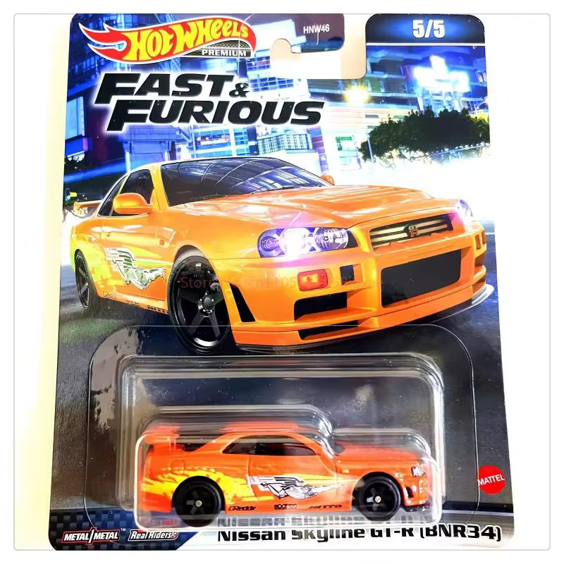 Hot Wheels Fast & Furious Skyline Mazda Camaro, Druckguss-Modellauto, ab 5 Jahren - Bild 5