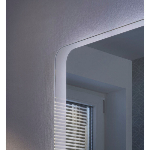 Fackelmann Spiegel Milano mit LED-Beleuchtung grau B/H/T: 55 x 80 x 3 cm - Bild 1