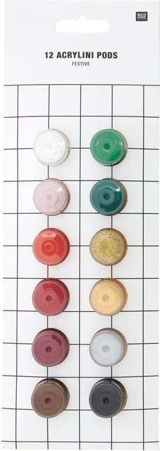Rico Design Acrylini Pods Festive in Multicolour - Bild 1
