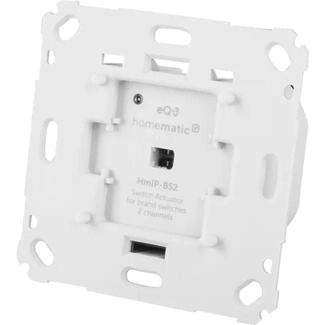 Homematic IP Funk Schaltaktor für Markenschalter, 2-fach, HmIP-BS2 - Bild 1