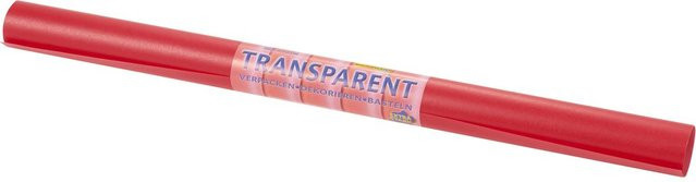 folia Transparentpapier extra stark Rot B: 50,5 cm, H: 70 cm - Bild 1