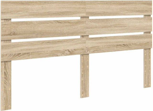 vidaXL Kopfteil für Bett in Sonoma-Eiche, modern, Holzwerkstoff, Breite: 163 cm, Höhe: 100 cm, Tiefe: 3 cm - Bild 1