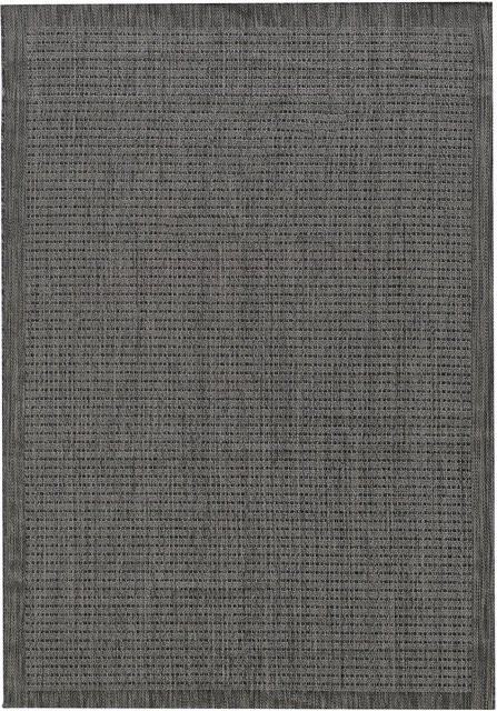 Outdoor Teppich DAFNE von Kadima Design in Schwarz, UV-beständig, B/T: 60 x 100 cm - Bild 1