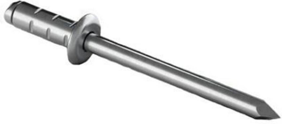 Gesipa Blindniete Edelstahl und Aluminium in Silber, Durchmesser: 4,8 mm, Länge: 15 mm, 500 Stück - Bild 2
