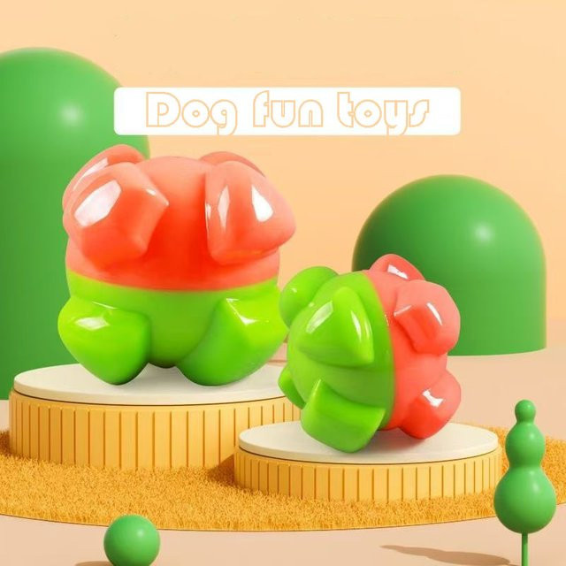Qzee Interaktive Hunde-Lernspielzeuge, Geräuscherzeugende Gummispielzeuge - Bild 1