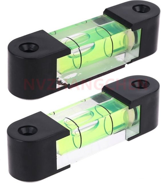 Magnetische Wasserwaage NVZHANGCHEN Schwarz für TV-Racks, Fotorahmen und Warenregale - Bild 1