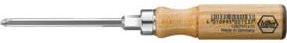 Wiha Holz-Schraubendreher Phillips PH3, Farbe: Braun - Bild 1