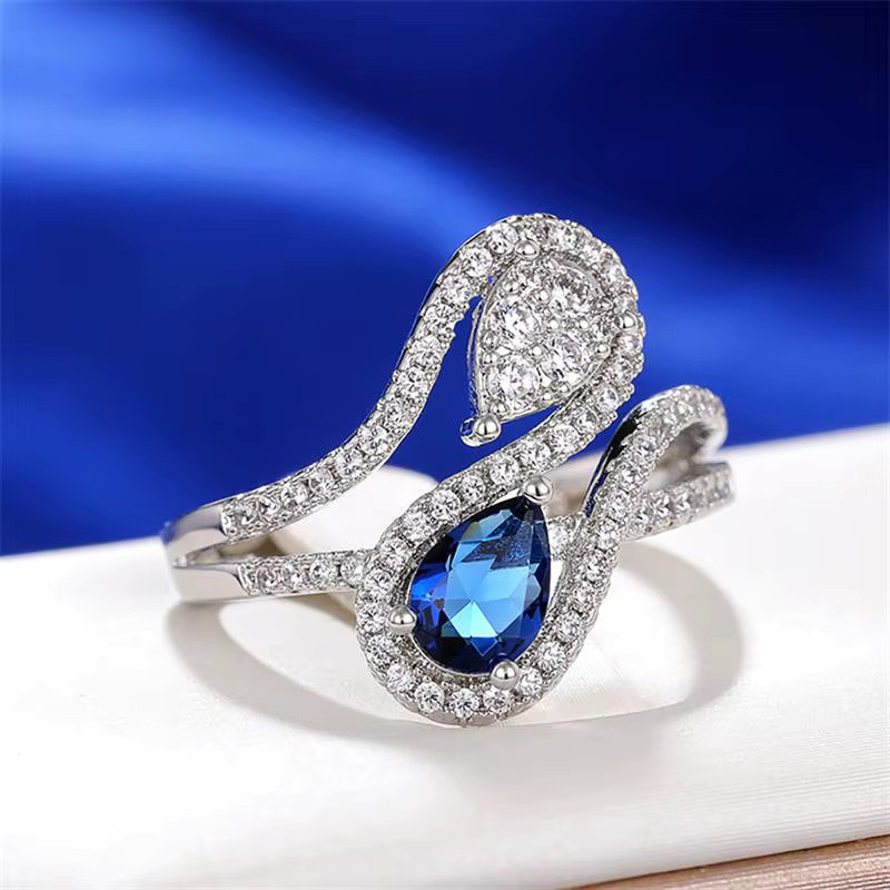 Huitan Damenring, Silber, Zirkonia, Damen - Bild 2
