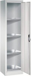 C+P Umweltschrank Acurado aus Stahl in Grau und Weiß, H x B x T: 195,0 x 50,2 x 50,0 cm - Bild 1