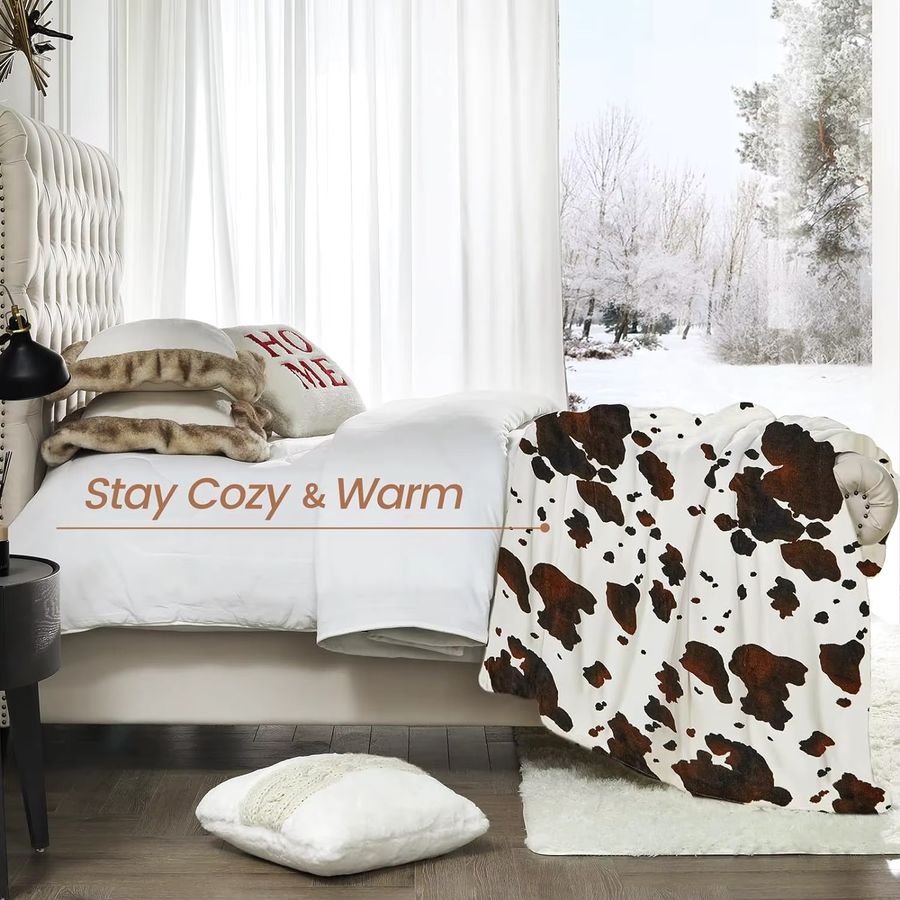 Tim Bradford Flanell-Überwurfdecke in Multicolor für Schlafzimmer und Sofa - Bild 2