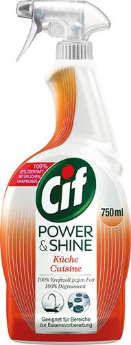 Cif Power & Shine Küchenreiniger mit Pumpe, 750 ml, Multicolour - Bild 1