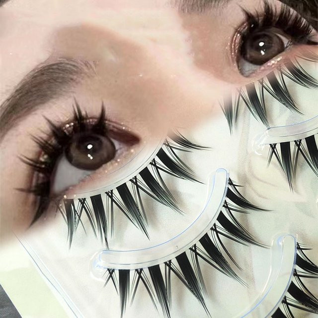 MAGT Künstliche Wimpern, Black, Unisex, 5 Paare - Bild 1