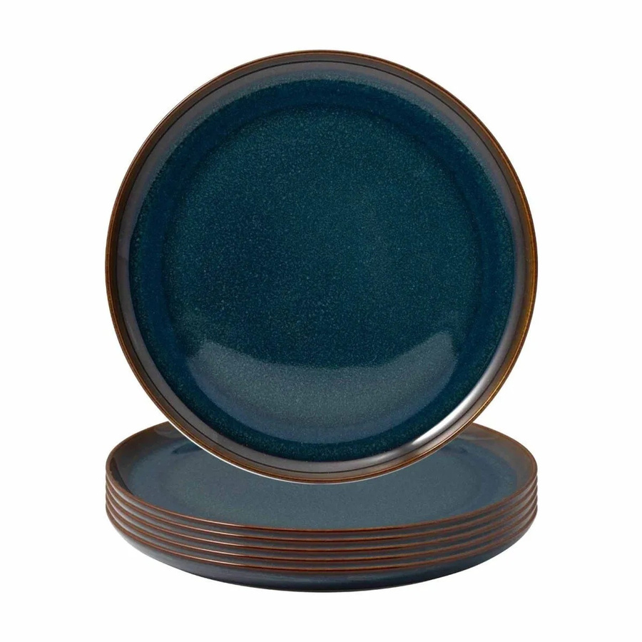 Villeroy & Boch Frühstücksteller Crafted Denim Blau, 6er Set, Durchmesser: 21 cm - Bild 2