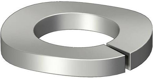 OBO Bettermann Federring M6 aus Edelstahl V4A, 100 Stück, Silber - Bild 1