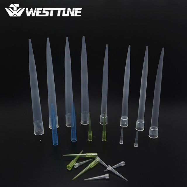 WESTTUNE Autoklavierbare Laborpipettenspitzen aus Kunststoff, transparent, für Mikropipetten (10ul, 200ul, 1ml, 5ml, 10ml) - Bild 1