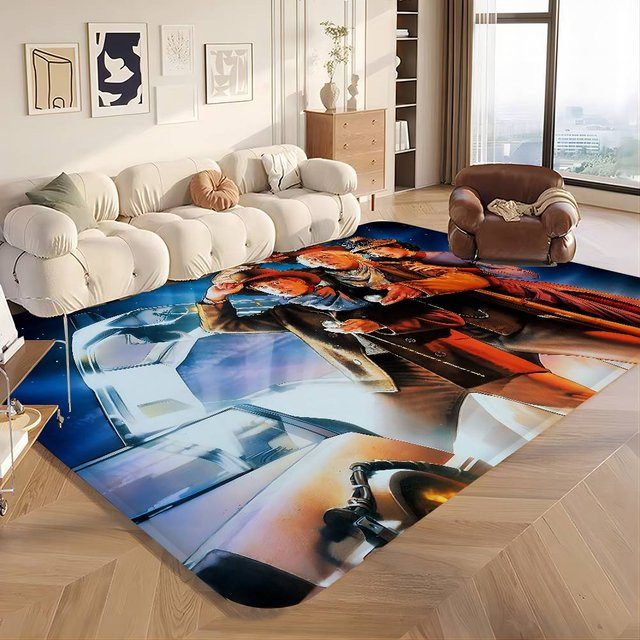 Fußmatte Back To The Future im Nordic Stil, Rechteckig, B/B: 60 x 40 cm, Multicolour - Bild 1
