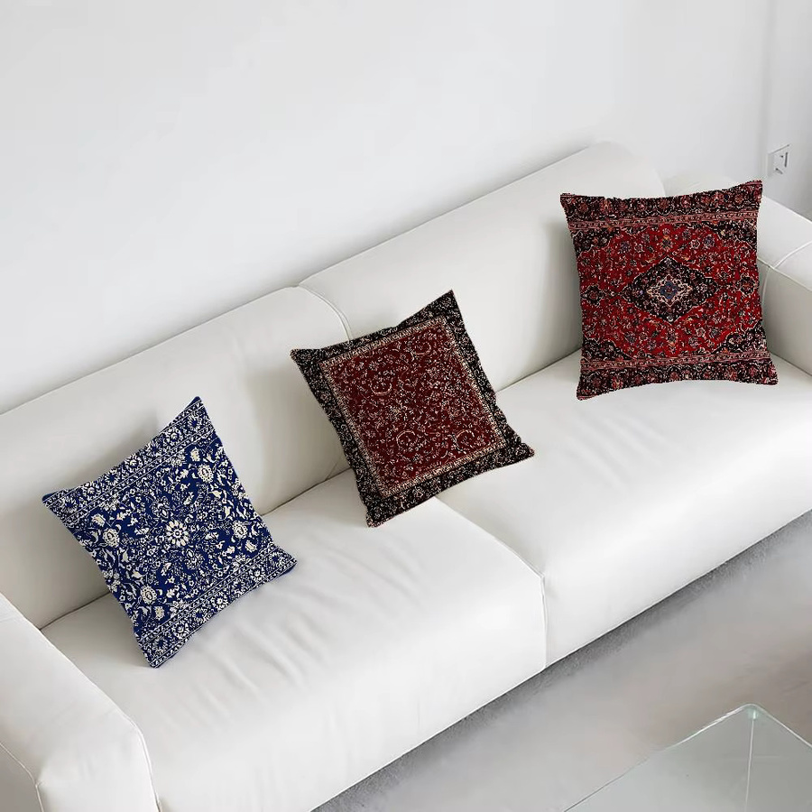 Meusch Quadratische Kissenbezüge im Orientalischen Design mit Floralem Muster, B/B/H: 40 x 40 x 3 cm - Bild 2