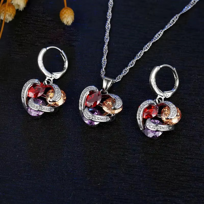YAAMELI Schmuck-Set, 925 Silber, Zirkonia, Damen - Bild 2