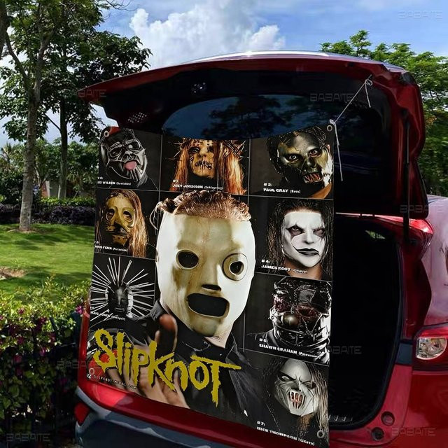 Potdemiel Wandbehang Slipknot Heavy Metal Rock Band Mandala Wandbanner Bunt B/H: 70 x 50 cm - Bild 1