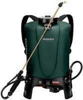 Metabo Akku-Rückensprühgerät RSG 18 LTX 15 in grün/schwarz mit Handventil, Schlauchleitung, Sprührohr und Regulierdüse (1,7 mm) - Bild 1