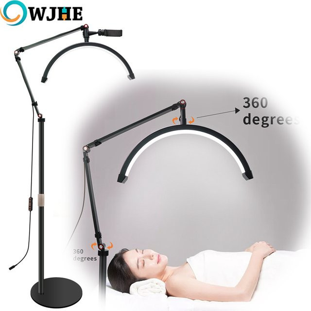 OWJHE Moderne 20W LED Mondlampe in Weiß für Schönheitssalon und Wimpernverlängerung - Bild 1