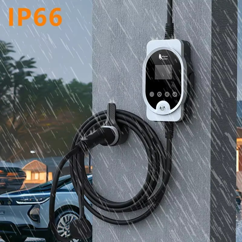 Feyree Typ2 EV-Ladegerät Wallbox mit Wi-Fi-Steuerung per App, 22KW/11KW/7KW, weiß - Bild 6