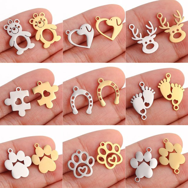Hello Fairy Charms Anhänger, Edelstahl, Unisex - Bild 1