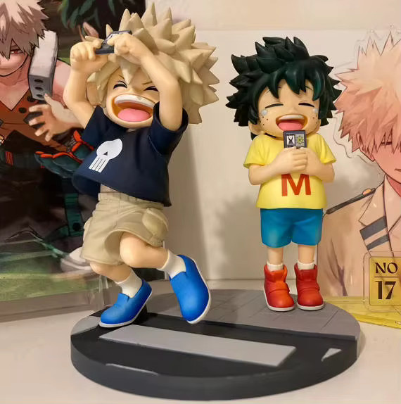 Bandai My Hero Academia Kindheits-Izuku Midoriya / Kindheits-Katsuki Bakugo Figur Modell Dekorationspuppe, Einzelfigur - Bild 5