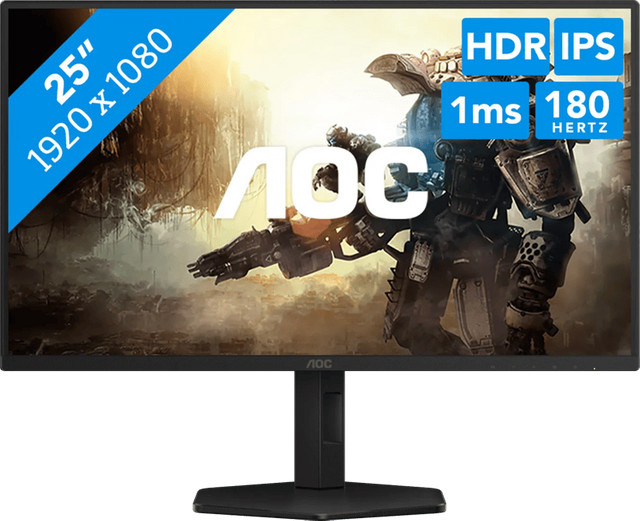 AOC Gaming 25G4SXU Full HD Monitor, 62,2 cm (24,5 Zoll), IPS, Schwarz/Grau - Bild 3