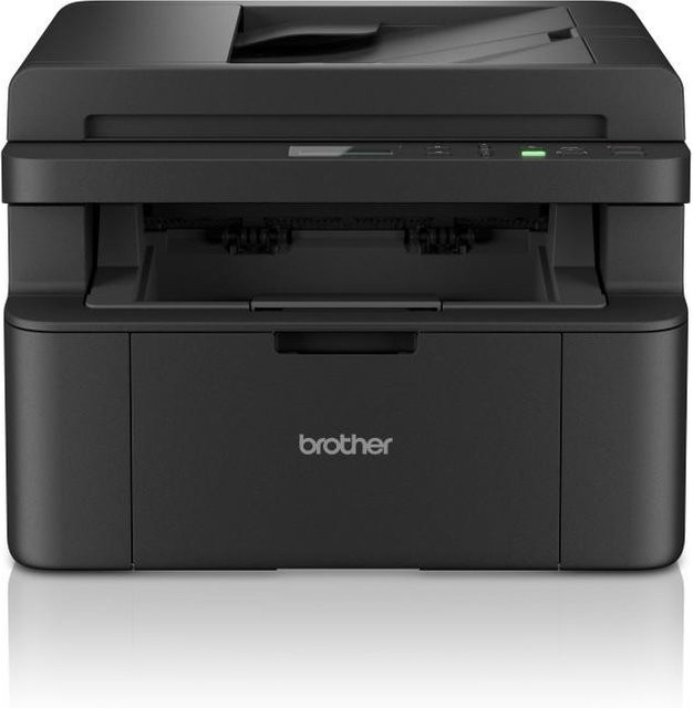 Brother DCP-1660W Multifunktionslaserdrucker Schwarz mit Drucken, Scannen und Kopieren sowie Wi-Fi, LAN und USB - Bild 1
