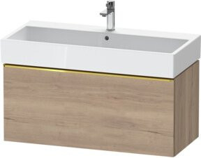 Duravit Waschtischunterschrank D-Neo wandhängend, Breite: 98,4 cm, Tiefe: 44,2 cm, Höhe: 44,0 cm, glänzend, Mehrfarbig - Bild 1