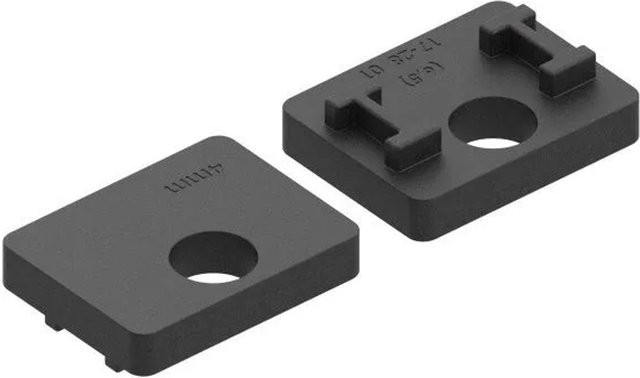 FeNau Gummieinlage für Glasklemmen Modell 26, Schwarz, 4,0 mm Dicke - Bild 1