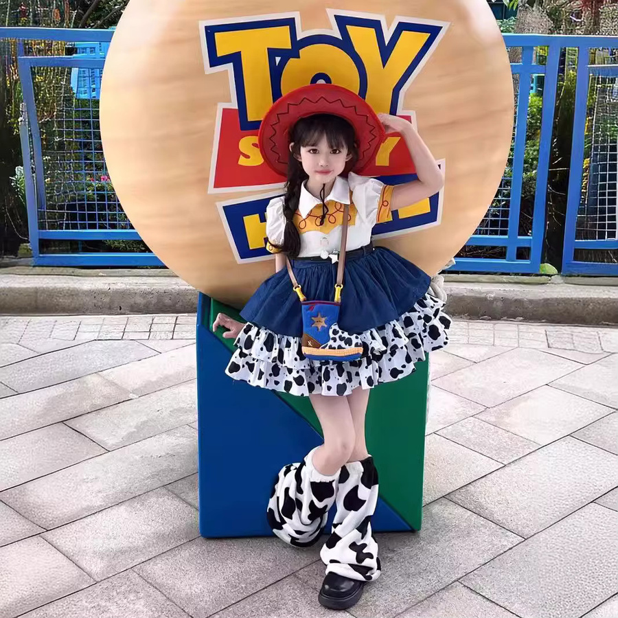 Disney Toy Story Jessie Cosplay Kostüm, Mädchen, Plüsch / Textil, Bunt / Mehrfarbig - Bild 2