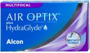 Alcon Air Optix plus HydraGlyde Monatslinsen multifokal, 3 Linsen - Bild 1