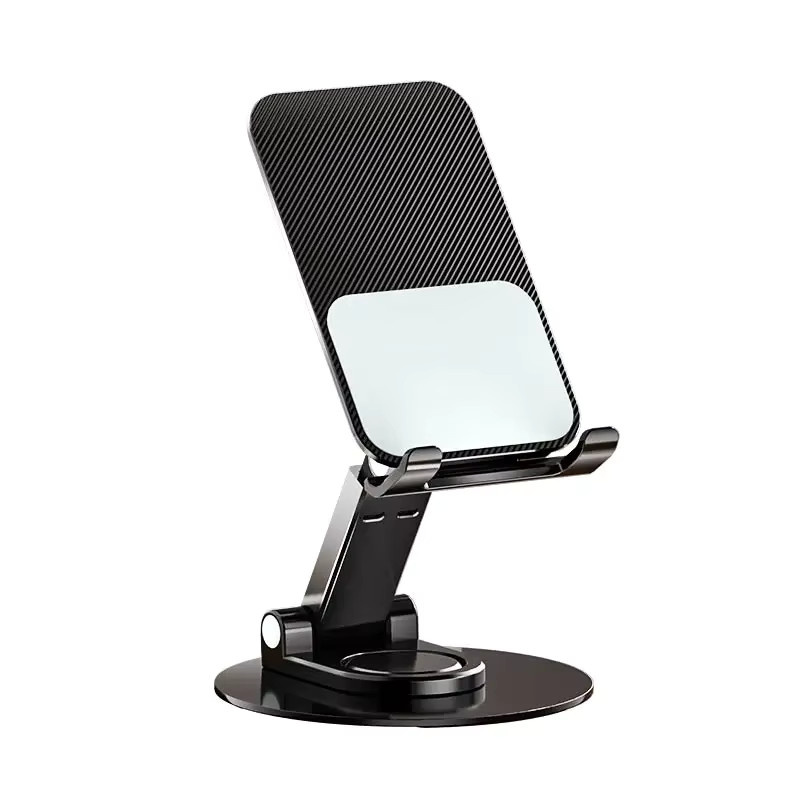 Opansten Handy- und Tablet-Ständer Schwarz, verstellbar und 360 Grad drehbar, faltbarer Smartphone-Halter für Videoanrufe und Live-Streaming - Bild 6