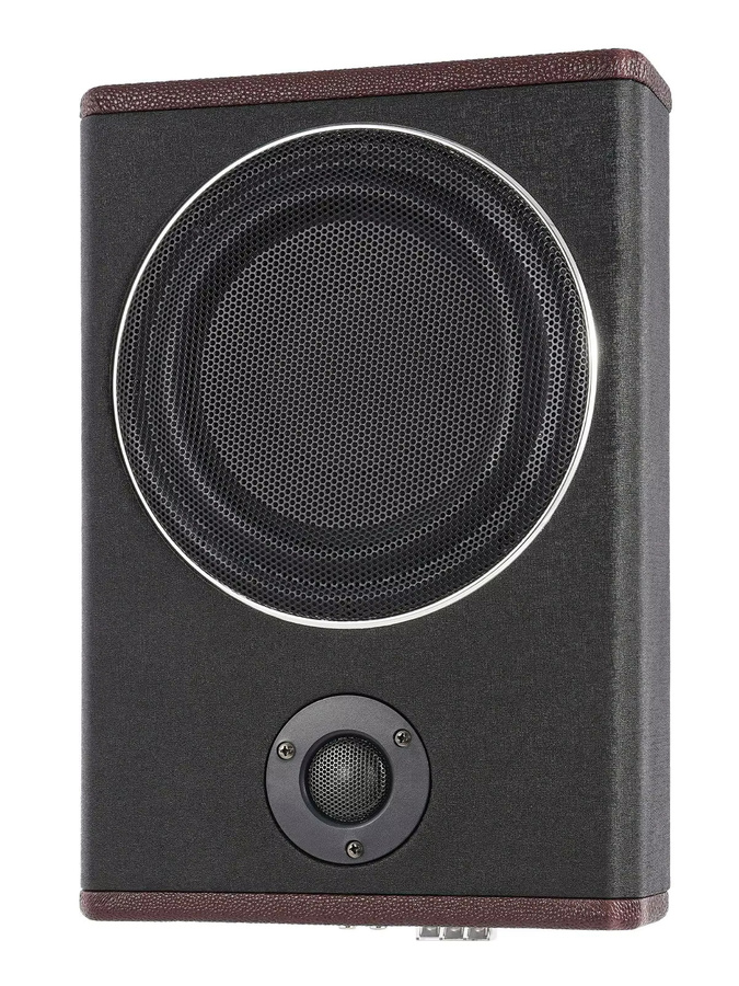 Bymaocar 8 Zoll Ultra-Slim Auto-Subwoofer Aktiver Unter-Sitz-Subwoofer in Schwarz mit 600W Leistung und DC 12V Anschluss - Bild 4