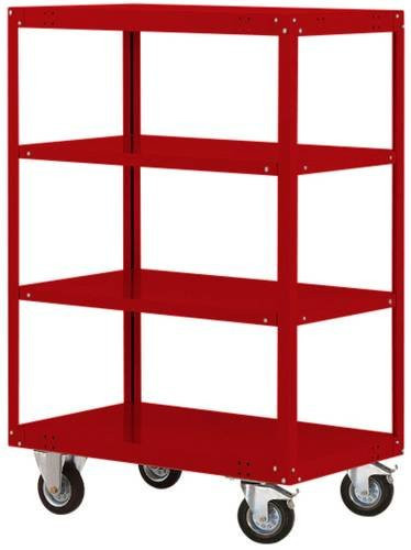 Manuflex Etagenwagen TRANSOMOBIL TP4133.3003 in Rubin-Rot - Bild 1