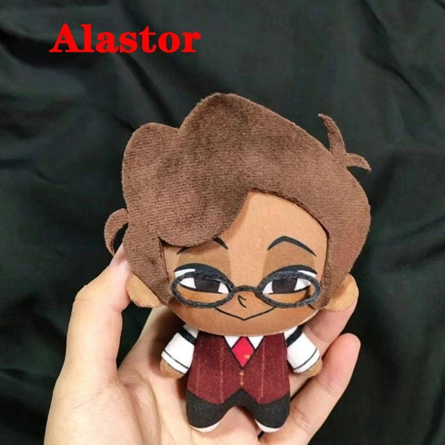 Yiran toy Hazbin Hotel Vox Alastor Plüschtiere Schlüsselanhänger, 10cm, ab 18 Jahre - Bild 1