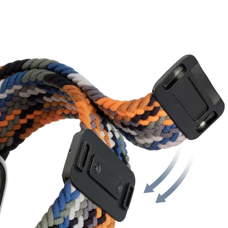 Jansin Uhrenarmband, geflochtenes Nylon, Textil/NATO, Bunt, Unisex - Bild 1