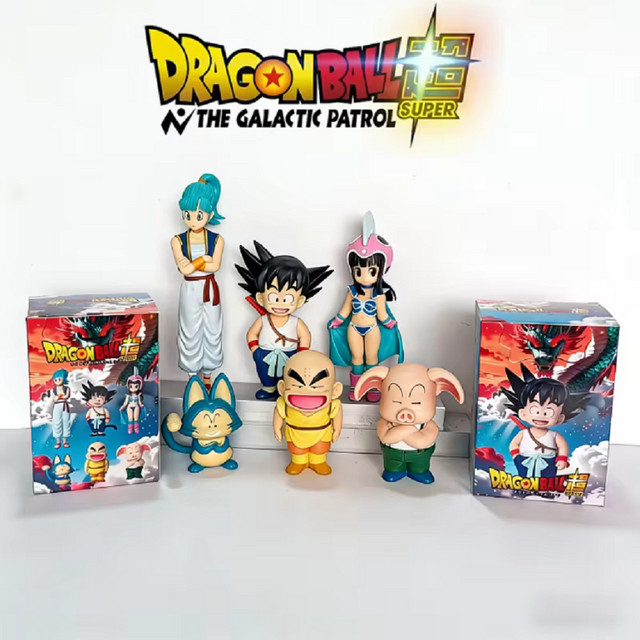 Bandai Dragon Ball Super Son Goku Krillin Bulma, Actionfigur, Kunststoff - Bild 1