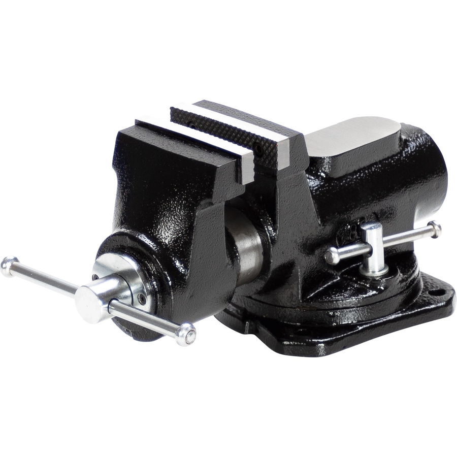 LUX-TOOLS Schraubstock SST-80 D Comfort aus Gusseisen in Schwarz - Bild 2