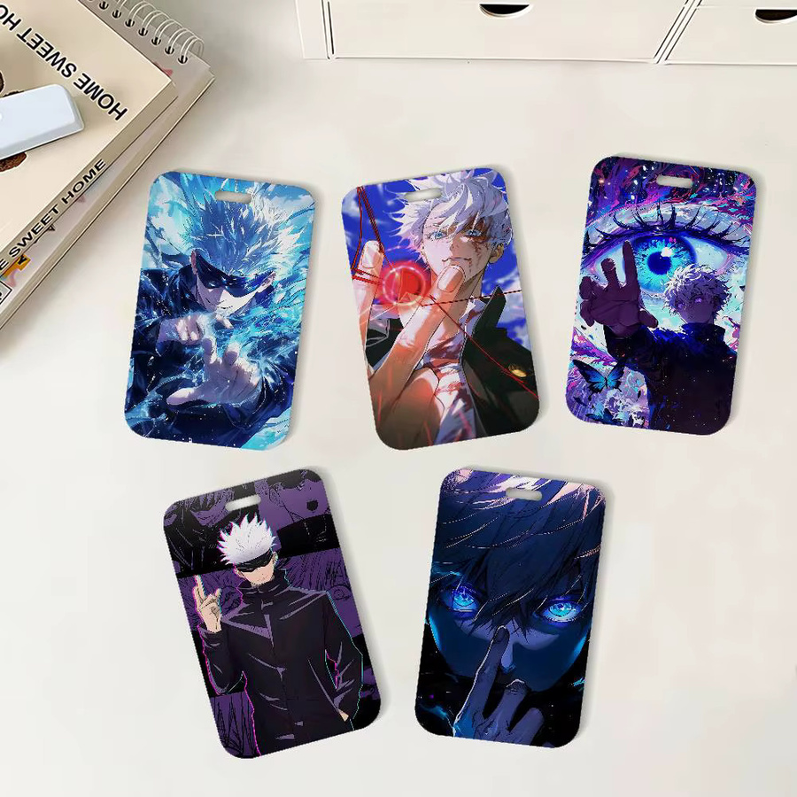 Mesuca Anime Gojo Satoru Ausweishalter mit Umhängeband in Multicolour - Bild 2