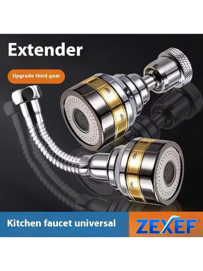 ZEXEF Abnehmbarer Küchenarmatur Extender als Wasserhahn Düsen-Adapter für deine Küchenutensilien - Bild 7