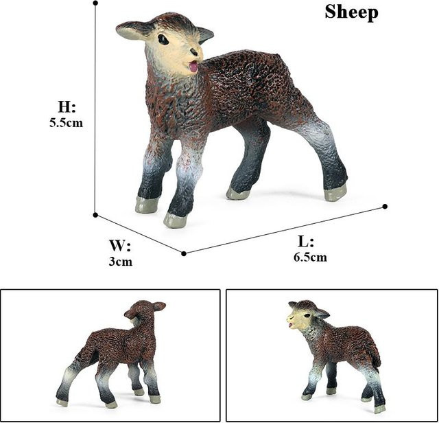 Oenux Bauernhof Schaf Ziege Argali Antilope Actionfigur ab 3-6 Jahren - Bild 1